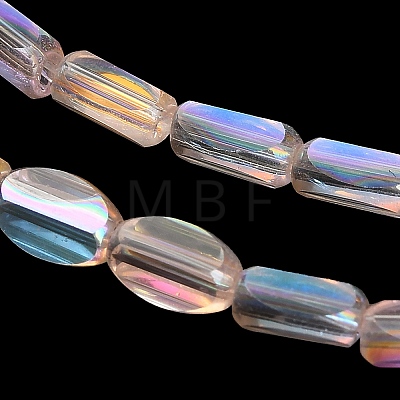 Electroplate Transparent Glass Beads EGLA-H112-06-HR08-1
