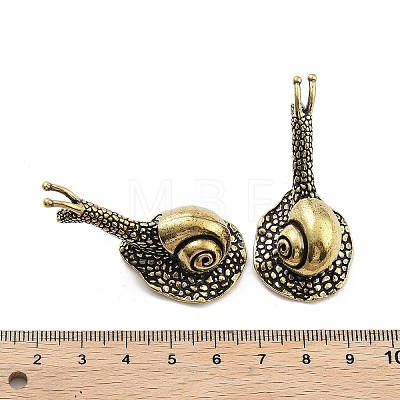 Brass Snail Figurines Statues for Home Desktop Feng Shui Ornament KK-A216-05B-AB-1