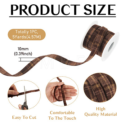 5Yards Polyester Ribbon DIY-TA0015-51C-1