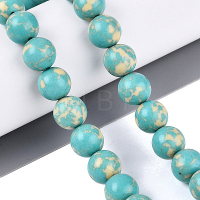 Synthetic Turquoise Beads Strands G-N364-08D-01-1