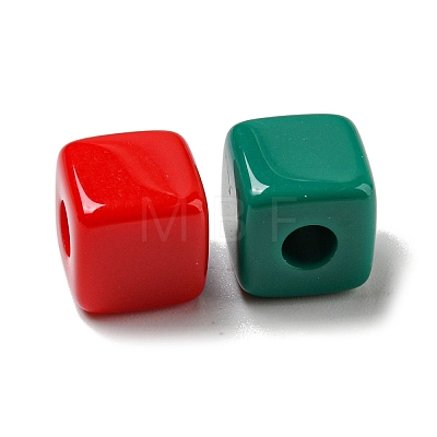 Opaque Acrylic Beads PACR-C006-19-1