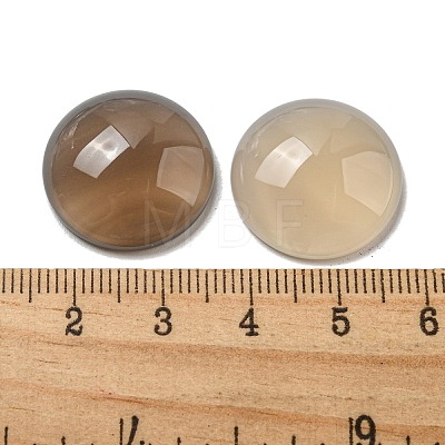 Natural Grey Agate Cabochons G-C115-02A-40-1