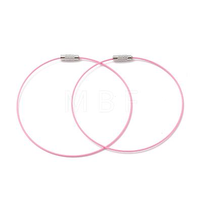 Steel Wire Bracelet Cord DIY Jewelry Making TWIR-R004-03-1