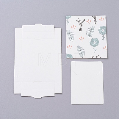 Kraft Paper Boxes and Necklace Jewelry Display Cards LS-CON-L016-A06-1