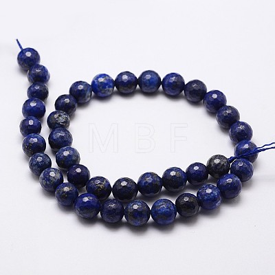 Natural Lapis Lazuli Beads Strands G-G736-22-8mm-1