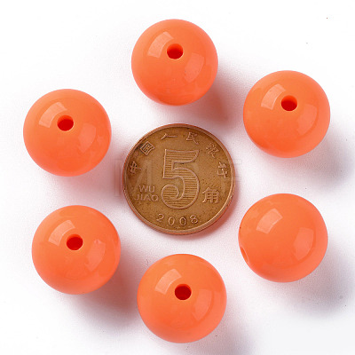 Opaque Acrylic Beads X-MACR-S370-C16mm-A11-1