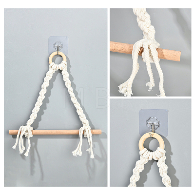  10Pcs Square Plastic Hook Hanger AJEW-NB0002-68-1