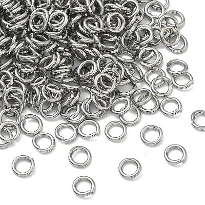 Tarnish Resistant 304 Stainless Steel Open Jump Rings X-STAS-E067-11-8mm-1