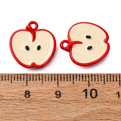 Baking Paint Alloy Pendants FIND-G097-04F-1