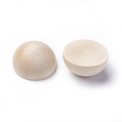 Wood Cabochons WOOD-WH0021-07A-1