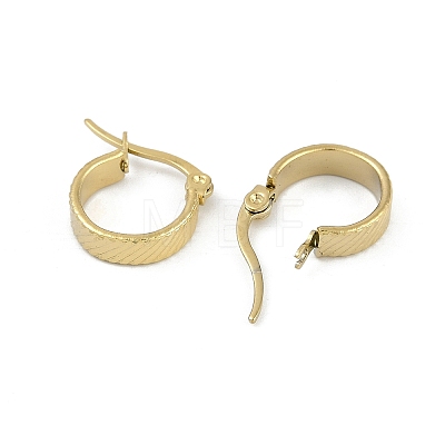 PVD Vacuum Plating 202 Stainless Steel Hoop Earrings EJEW-H003-49G-1