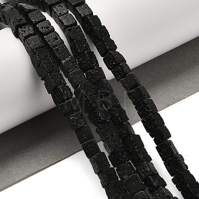 Natural Lava Rock Beads Strands G-G175-E15-01-1