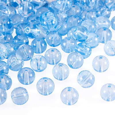 80Pcs Handmade Transparent Lampwork Beads FIND-TAD0001-04A-1