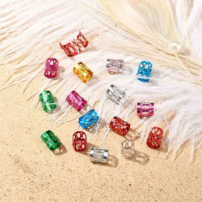 Aluminum Dreadlocks Beads Hair Decoration ALUM-R003-M-1