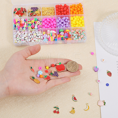 DIY Furit Theme Jewelry Making Finding Kit DIY-CA0005-41-1