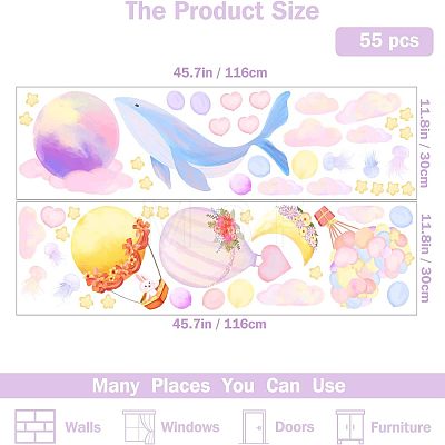 PVC Wall Stickers DIY-WH0228-310-1