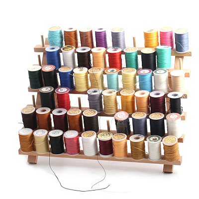 60 Spools Solid Wood Sewing Embroidery Thread Stand PURS-PW0003-153B-1
