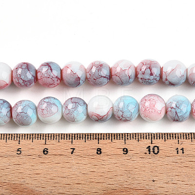 Baking Paint Glass Beads X1-DGLA-N003-10mm-C03-1