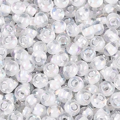 FGB Inside Colours Transparent Glass Seed Beads SEED-T009-01L-1