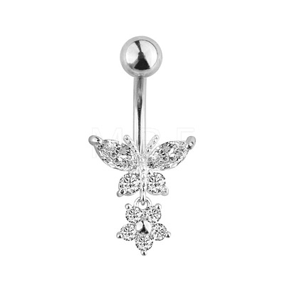 316L Surgical Stainless Steel Belly Rings WGED5B8-01-1