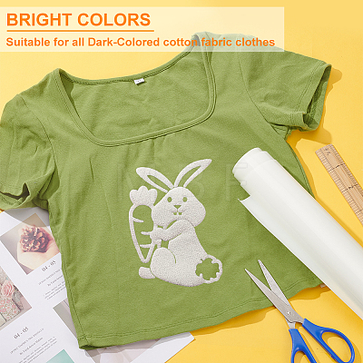 3D Puff Heat Transfer Vinyl DIY-WH0349-11-1