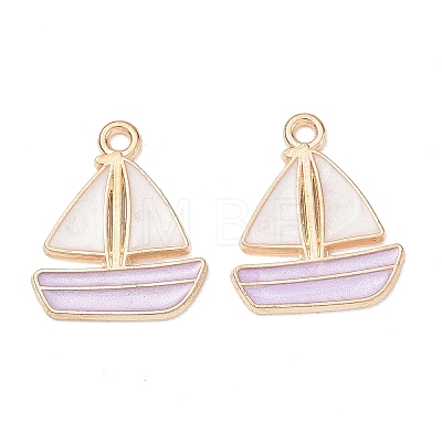 Alloy Enamel Pendants AL-CBAE435-15G-02-1