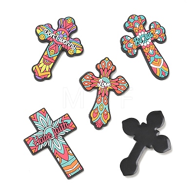 Mexico Theme Inspirational Quotes PVC Plastic Cabochons PL-CBAEA65-06-1
