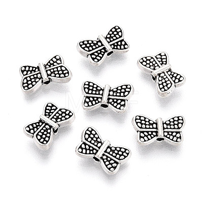 Tibetan Style Alloy Beads TIBEB-T004-14AS-1