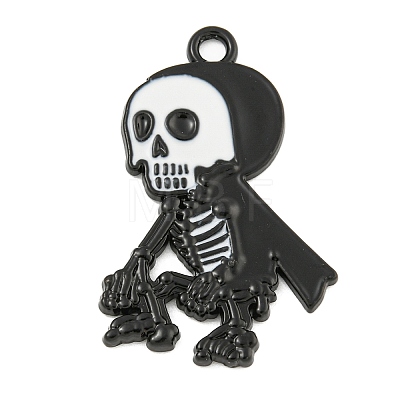 Halloween Alloy Enamel Pendants ENAM-M220-02C-B-1