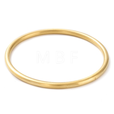 Ion Plating(IP) 304 Stainless Steel Plain Bangles BJEW-G684-03E-G-1