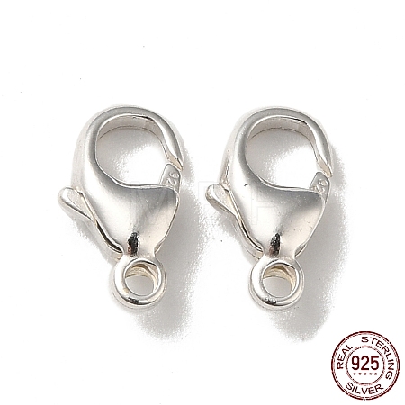 925 Sterling Silver Lobster Claw Clasps STER-G040-05C-1