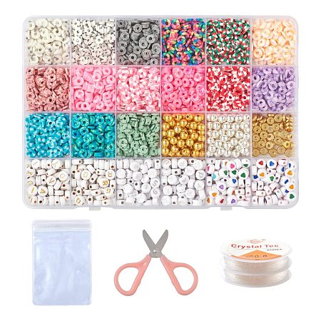 DIY Polymer Clay Beads Bracelet Making Kits DIY-FS0002-29-1