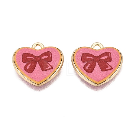 Valentine's Day Printed Alloy Pendants PALLOY-SZC0008-15D-1