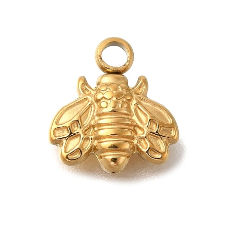 Ion Plating(IP) 304 Stainless Steel Charms STAS-M075-13G-1