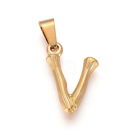 304 Stainless Steel Pendants X-STAS-F235-01G-V-1