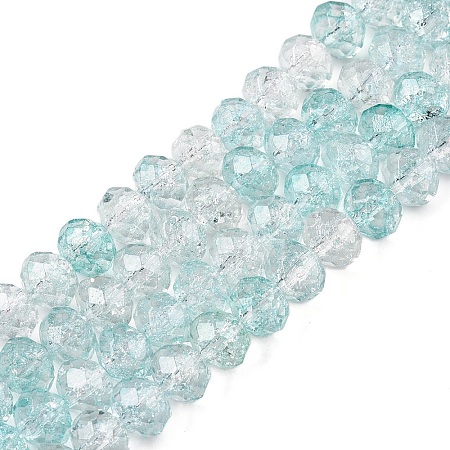 Transparent Glass Beads Strands X-GLAA-T023-4mm-A01-1