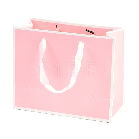 Rectangle Paper Bags with Rope Handles CARB-L011-02B-04-1