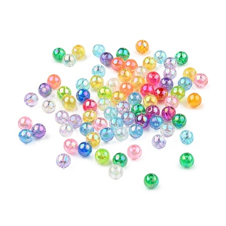 Eco-Friendly Transparent Acrylic Beads PL732M-1