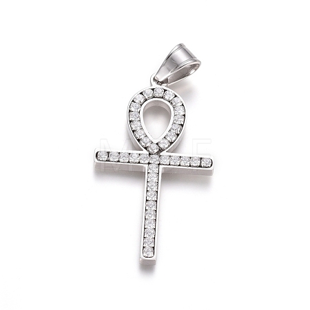 304 Stainless Steel Pendants STAS-E485-06P-1