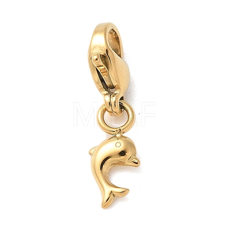 Dolphin 304 Stainless Steel Pendant Decorations STAS-G352-32G-1