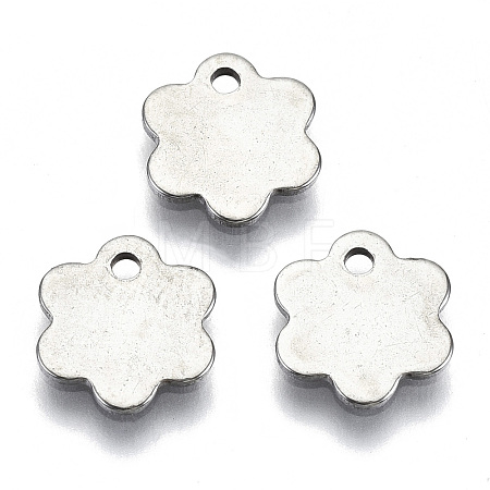 Non-Tarnish 201 Stainless Steel Charms STAS-R116-060-1