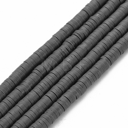 Handmade Polymer Clay Bead Strands CLAY-T002-4mm-38-1