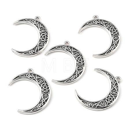 Tibetan Style Alloy Pendants FIND-A030-01AS-1