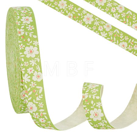 Cotton and Linen Ribbon SRIB-WH0012-13B-1