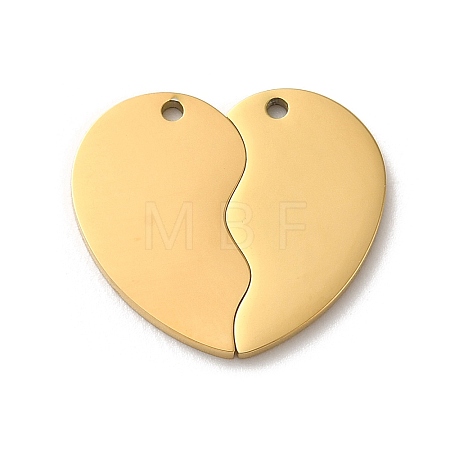 Ion Plating(IP) 304 Stainless Steel Split Pendants STAS-K270-09G-1