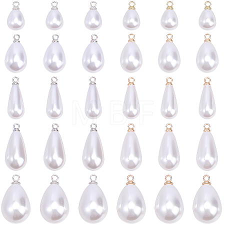 ABS Plastic Pearl Pendants FIND-BM0001-56A-1