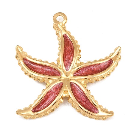 304 Stainless Steel Enamel Pendants SA-CBA033B-03G-03-1