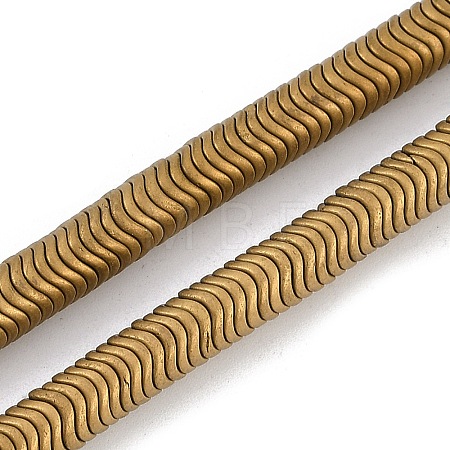 Electroplated Synthetic Non-magnetic Hematite Beads Strands G-H020-M01-27-1
