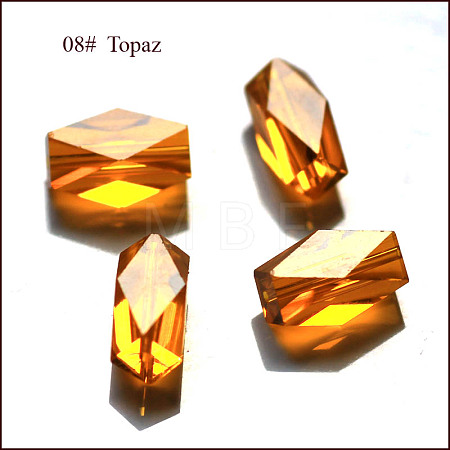 Imitation Austrian Crystal Beads SWAR-F055-8x4mm-08-1