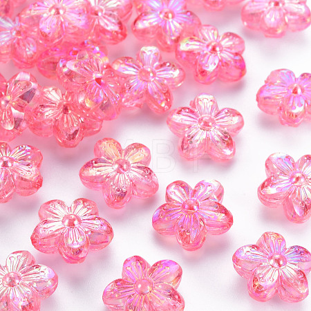 Transparent Acrylic Beads TACR-S154-45C-705-1